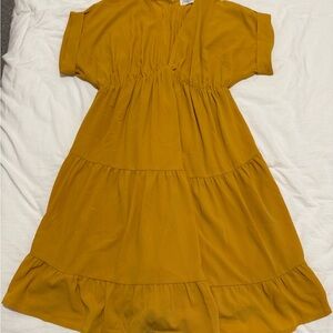 Mustard Yellow Dress